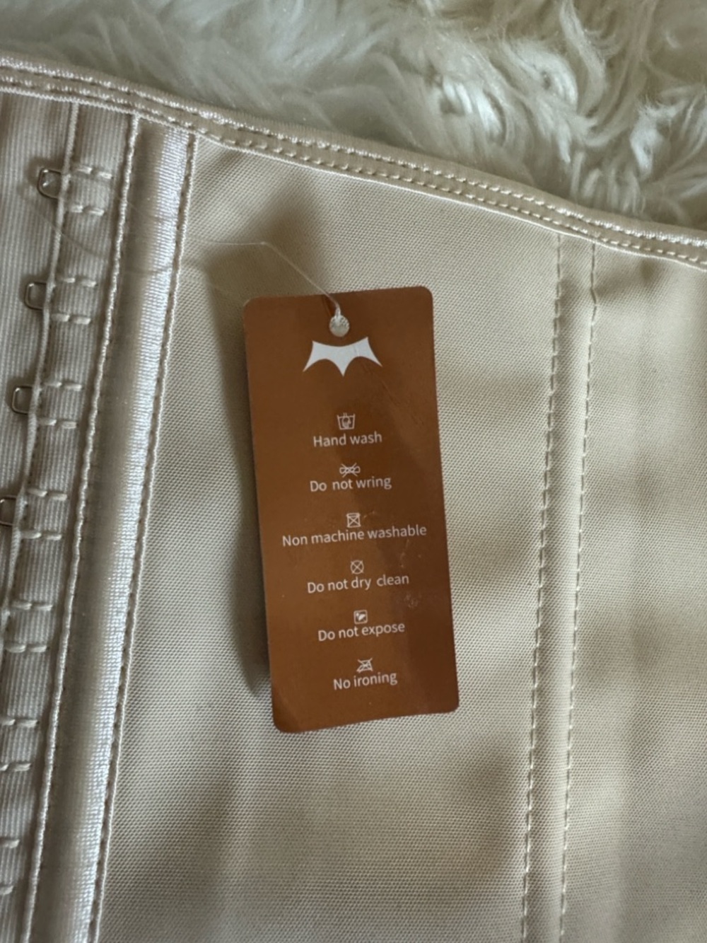 Lover-Beauty nude color waist trainer with boning Size Large New with tag - Picture 11 of 15
